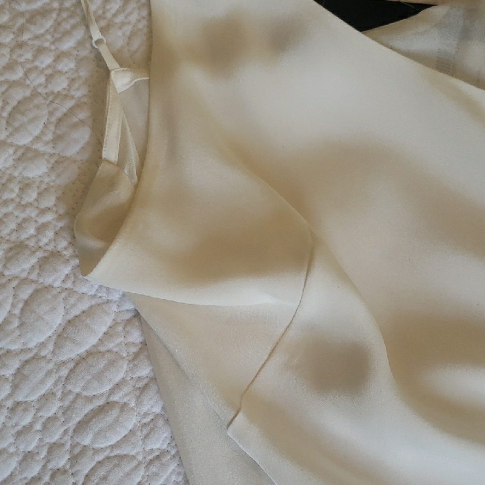 NWT J Brand 100% Silk Cream Camisole Tank Size M - Picture 11 of 12